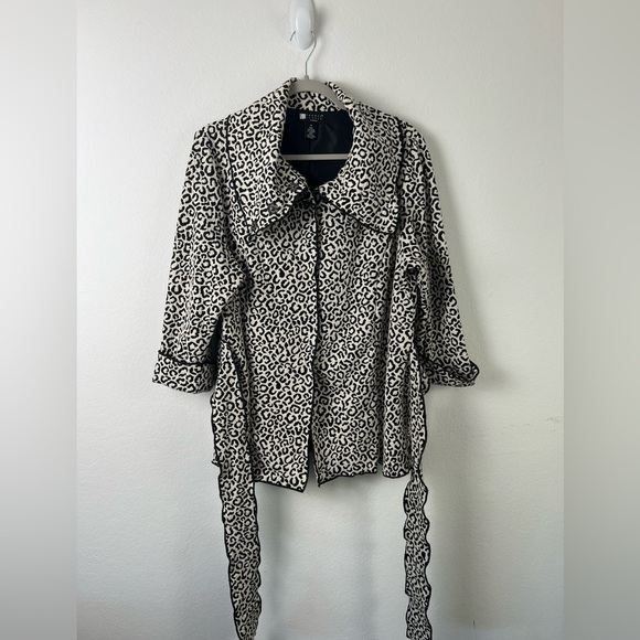 Carole Little Animal Print Blazer Jacket - Picture 3 of 14